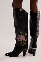 Embroidered Stevie Tall Boots