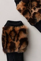 Smitten Faux Fur Mittens