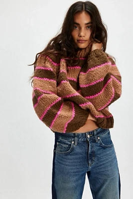 GOGO Stripe Pullover Sweater