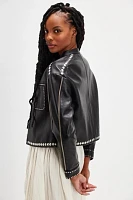 RE/DONE Studded Biker Jacket