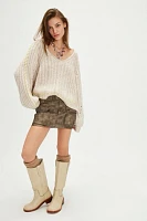 Whipstitch Pullover Sweater