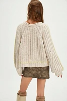 Whipstitch Pullover Sweater