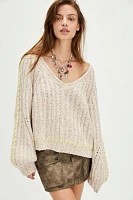 Whipstitch Pullover Sweater