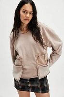 OneTeaspoon Sand Oversized Pocket Hoodie