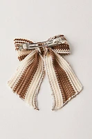 Beach Day Crochet Petite Bow