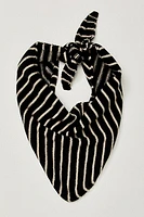 Essential Triangle Striped Scarf