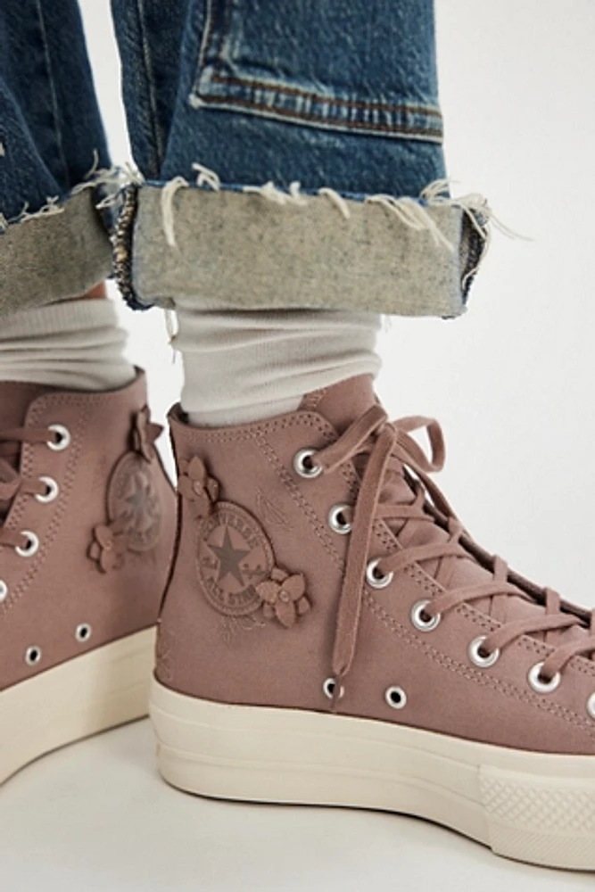 Chuck Taylor All Star Lift Floral High Top Sneakers