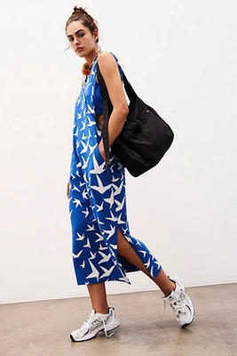 Hot Shot Twist Back Printed Maxi