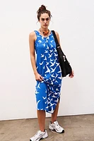 Hot Shot Twist Back Printed Maxi