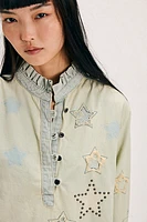 OneTeaspoon Sundae Star Denim Shirt