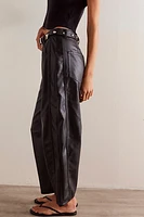 We The Free Good Luck Vegan Barrel Trousers