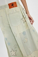 OneTeaspoon Sundae Star Denim Palazzo Jeans