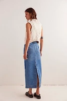 We The Free Francisco Denim Maxi Skirt