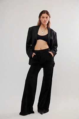 Understated Leather Suede Dream Pants