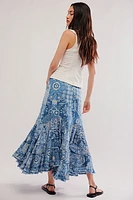 Calista Printed Maxi Skirt