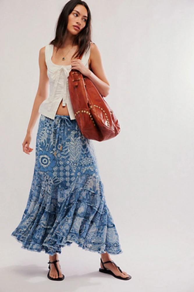 Calista Printed Maxi Skirt