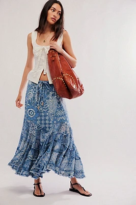 Calista Printed Maxi Skirt