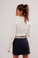 Y-Y Cut-Out Blazer Skirt