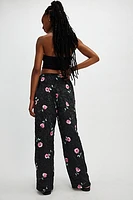 Asparagus Floral Pants