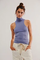 Always Ready Seamless Turtleneck Tank