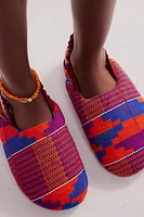 Maakye Handwoven Mules