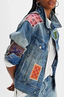 Found Kantha Denim Jacket