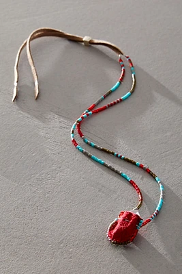 Julie Rofman x Kiki Love Mini Crystal Pouch Necklace