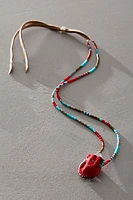 Julie Rofman x Kiki Love Mini Crystal Pouch Necklace