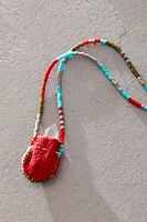 Julie Rofman x Kiki Love Mini Crystal Pouch Necklace
