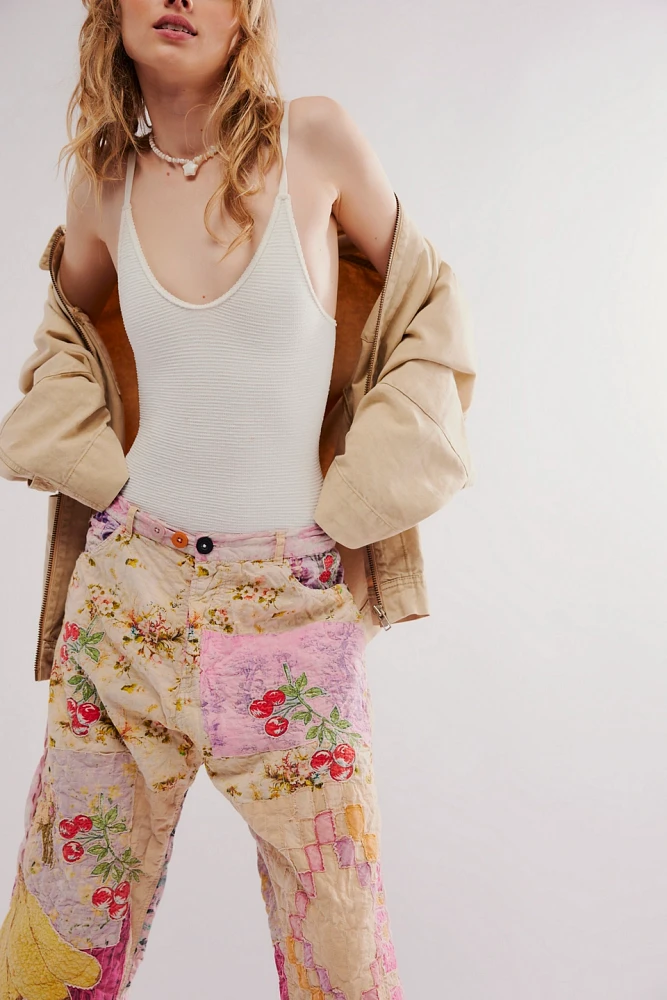 Magnolia Pearl Patched Pants