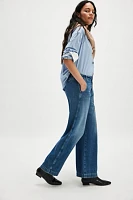 AMO Edith Wide-Leg Trouser Jeans