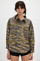 OneTeaspoon Animal Camo Daria Shirt