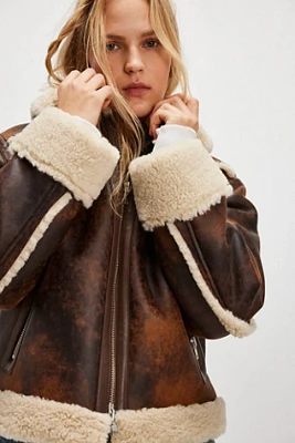 Stand Studio Lessie Shearling Jacket