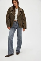 Stand Studio Irene Washed Leather Jacket