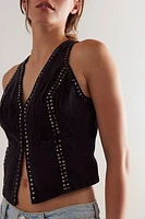 Tell Me About It Studded Vest