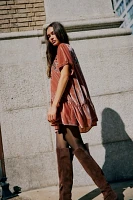 Sweet Echoes Velvet Mini Dress