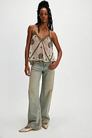 Wild One Beaded Halter Top