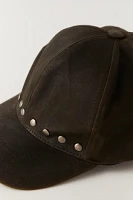 Found Waxed Studded Cap