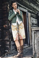 Augusta Embroidered Pull-On Shorts