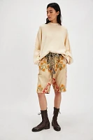 Augusta Embroidered Pull-On Shorts