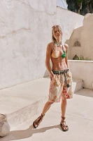 Augusta Embroidered Pull-On Shorts