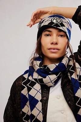 Anna Sui Argyle Beanie