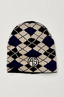 Anna Sui Argyle Beanie