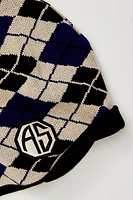 Anna Sui Argyle Beanie