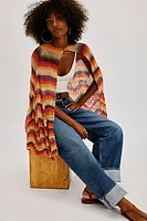 Anna Sui Ombre Hand Crochet Poncho