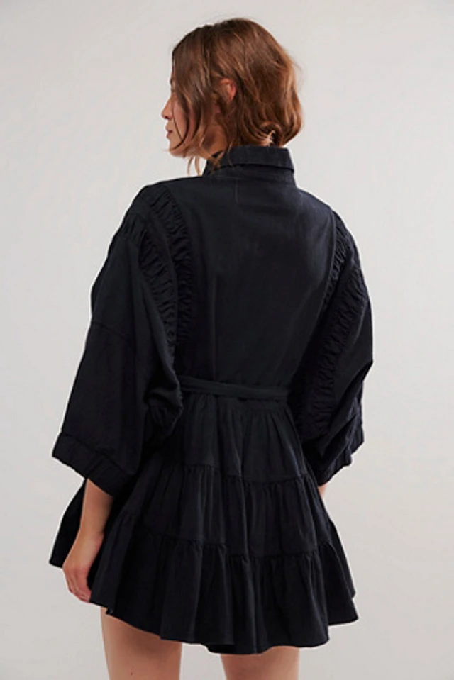 low back halter mini dress Serenity CEA Black SILK-SATIN BACKLESS HALTER-NECK MINI DRESS