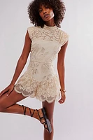 Saylor Gabi Lace Romper