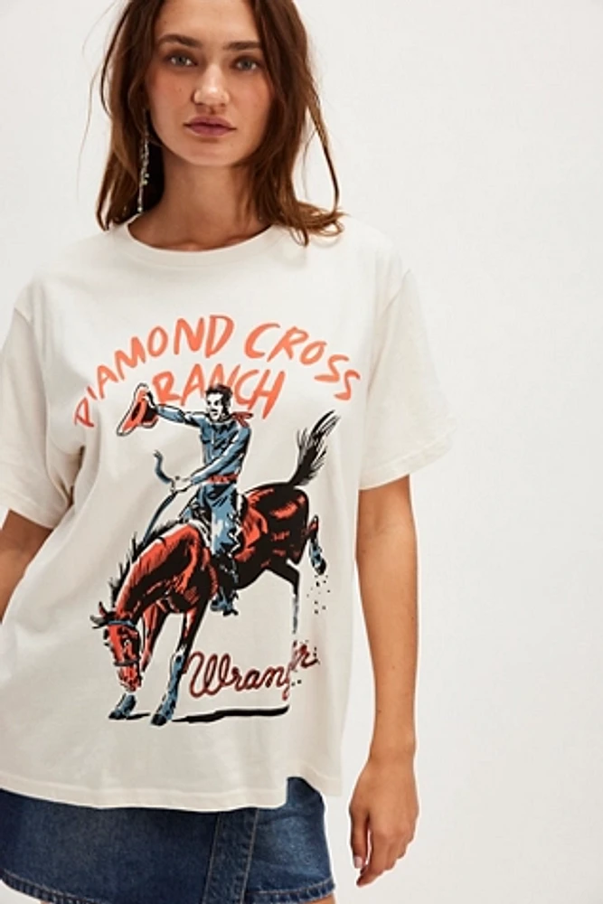 Wrangler x Diamond Cross Ranch Rodeo Tee