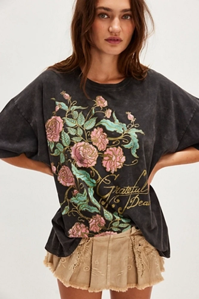 Grateful Dead Rose Tee