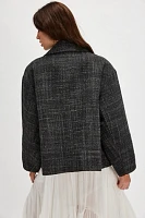 Closed Tweed Cropped Jacket